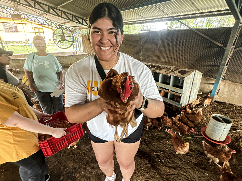 Tania Molina during the Honors College's Lead for Tomorrow program.
