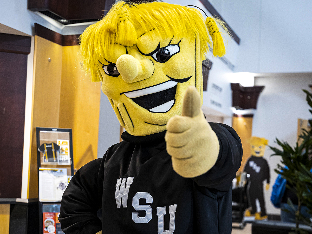 WuShock giving a thumbs up.