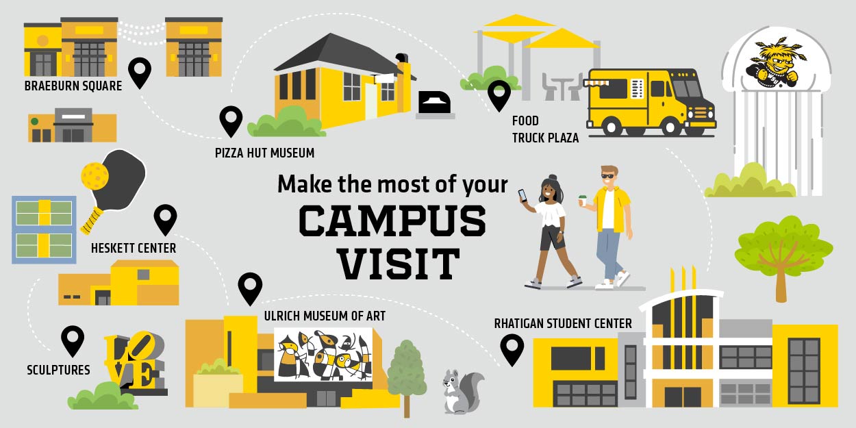 Make the most of your campus visit graphic