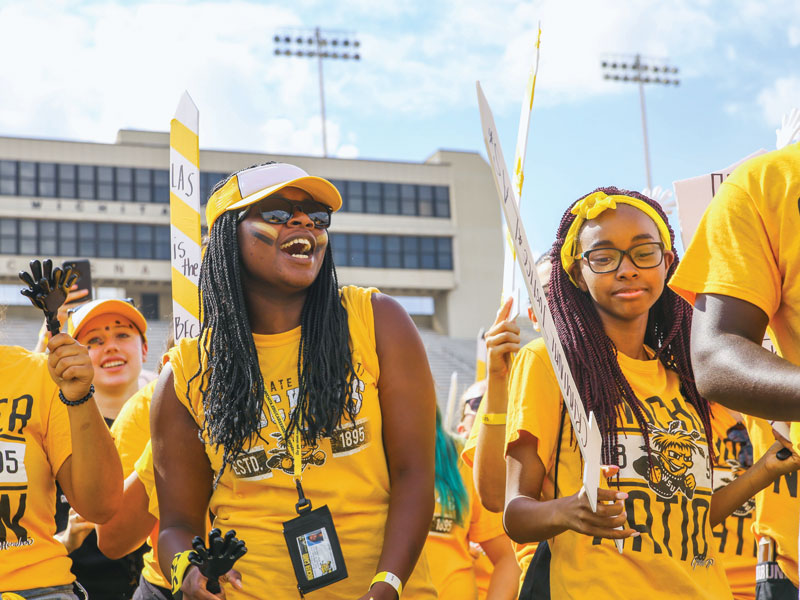 students at Clash of the Colleges