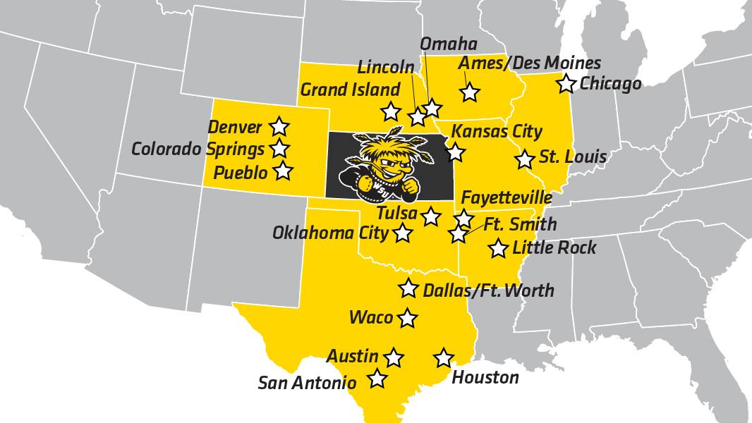 Shocker City Partnership map