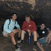 Justin Willson spelunking with friends. Willson studied at Northern Arizona University through National Student Exchange. 