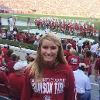 Ashlin Bohl attends a University of Alabama football game. Bohl studied at the University of Montevallo through National Student Exchange.