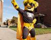 Wu is a wonderful mascot—and his Wonder Wu halloween costume shows it!