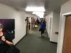 WSU ARC 2018 attendees in the hallway.