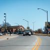 John Bardo funeral procession coming down Mike Oatman drive