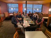 Celebrated Shuang Xia's graduation with a dinner at Hu-Hot, Wichita, Kansas, hosted by our adviser Dr. Hyuck Kwon. 