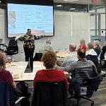Speaker Alicia Newell Leading Executive Breakfast