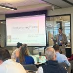 Speaker Daniel White of AGH Leading Executive Breakfast