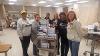 Faculty and staff in the School of Nursing gathered supplies to donate.