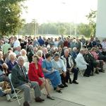 Crowd shot of attendees at the 35th observance ceremony