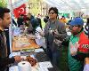 Students serve up food at the twice-annual Interfest event