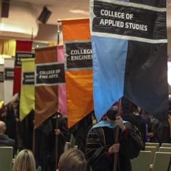 College Flag Bearers Recessing