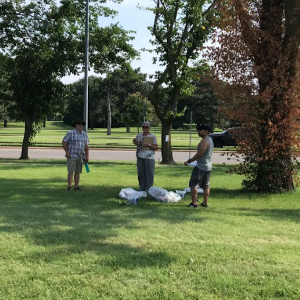 Volunteers at Pawnee Prairie Park