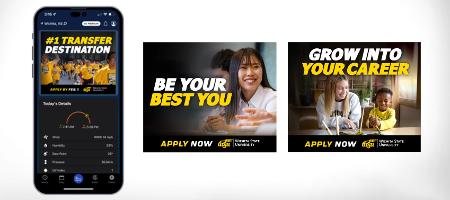 Screenshots of Shockers Up geofencing ads