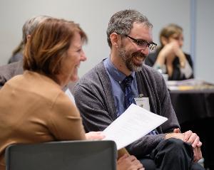 Provost Lefever and Dr. John Hammond