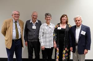 Bob Ross, Dr. Ed Sawan, Dr. Sue Nyberg, Edith Headley and Dr. John Belt