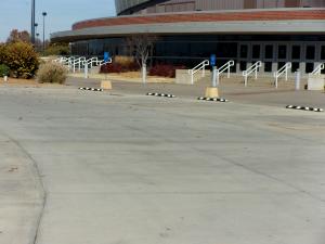 Koch ADA Parking SW of Entrance