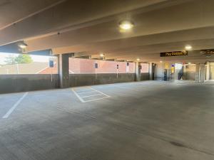 ADA Parking 3rd floor Parking Garage facing North.