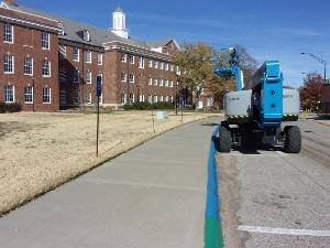 Parking east side of McKinley Hall.