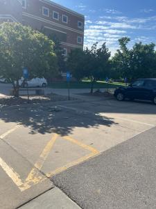 ADA parking west side of Jabara Hall.