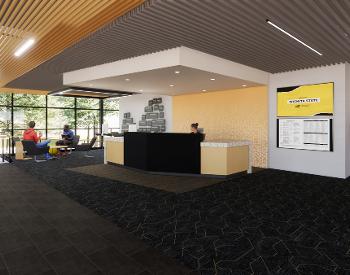 Shocker Success Center second floor info desk