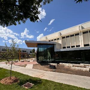 The newly renovated Shocker Success Center was the site for the reception.