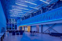 Atrium at night