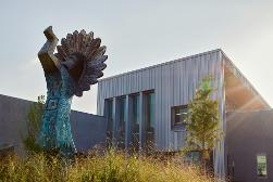 Building and Statue