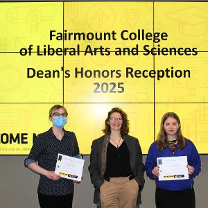 Dean's Honors recipients
