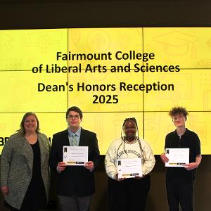Dean's Honors recipients
