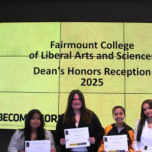 Dean's Honors recipients