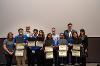 Auralith, finals judges, CFE Interim director and the business school dean