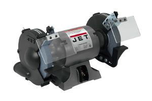 Grinding/sharpening on steel tools and parts; used for deburr, bevel, cleanup.