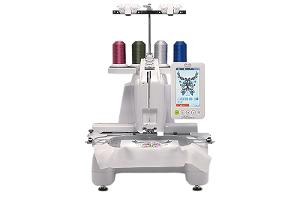 Free-arm embroidery for tight/3D areas; used for pockets, sleeves, caps (depending on hooping), stuffed items.