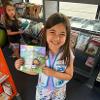 Child holding a book