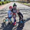 Children with bikes