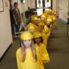 children in graduation gown