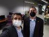 NASA Chief Technologist John Dankanich visiting out laboratory. 