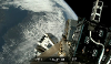CubeSat being injected into orbit from Exopod deployer. 