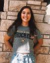 A student wears a Wichita State Shockers shirt.