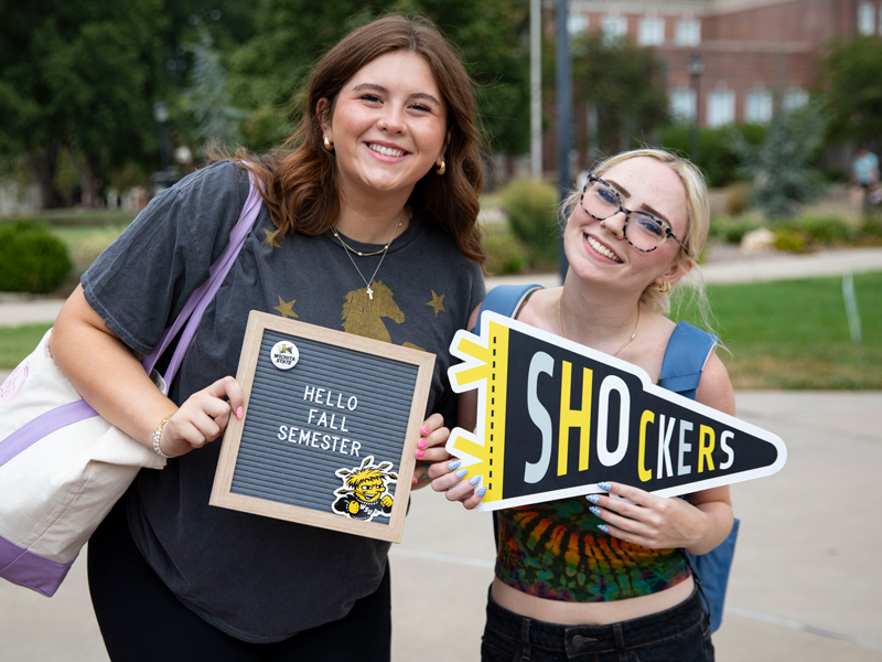 WSU Students on First Day of Fall 2026 semester