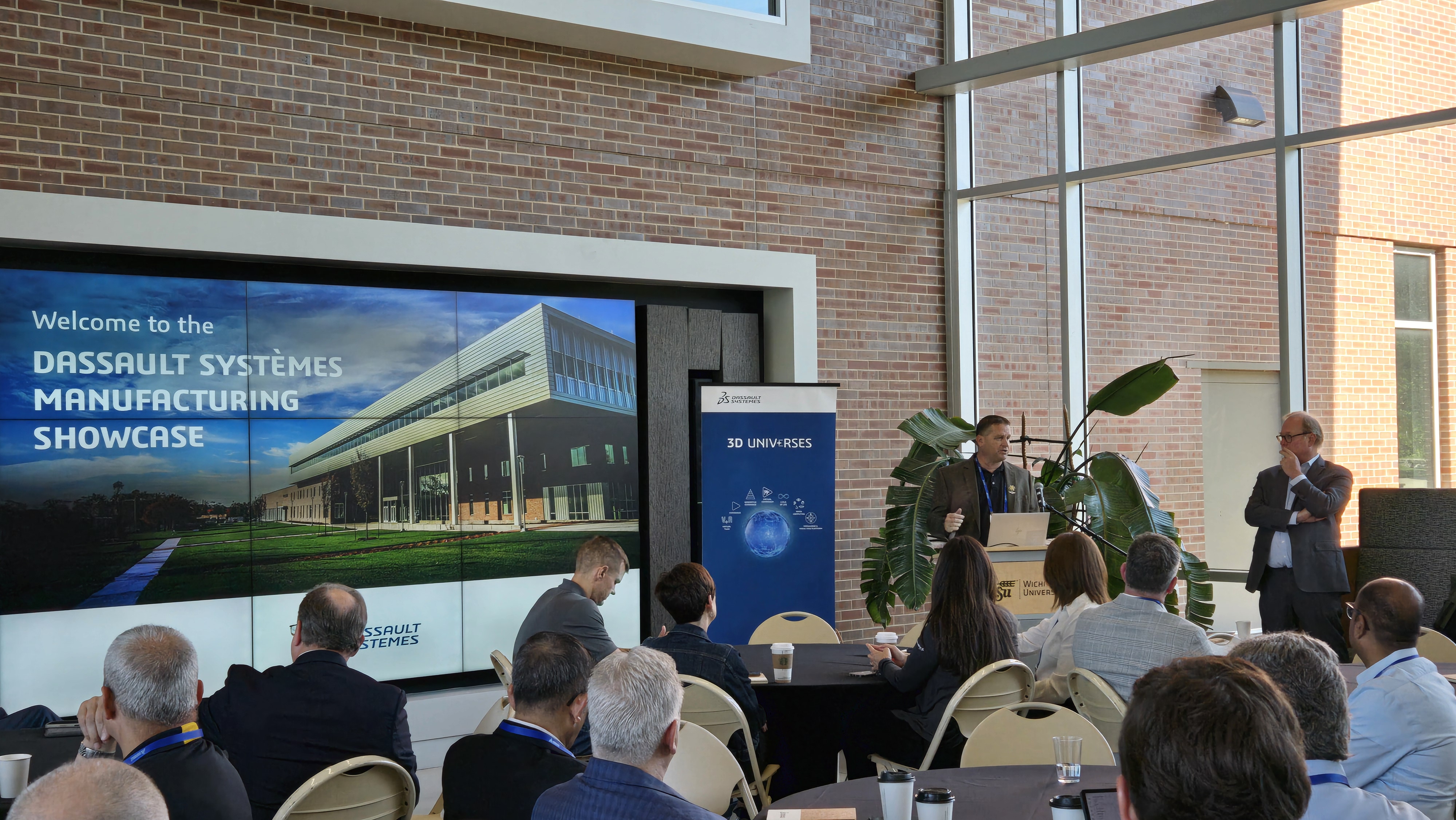 Dassault Systemes Manufacturing Showcase photo with audience