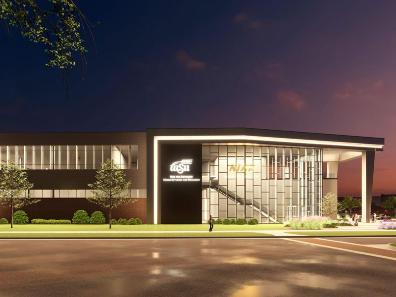 rendering of the HAMR building