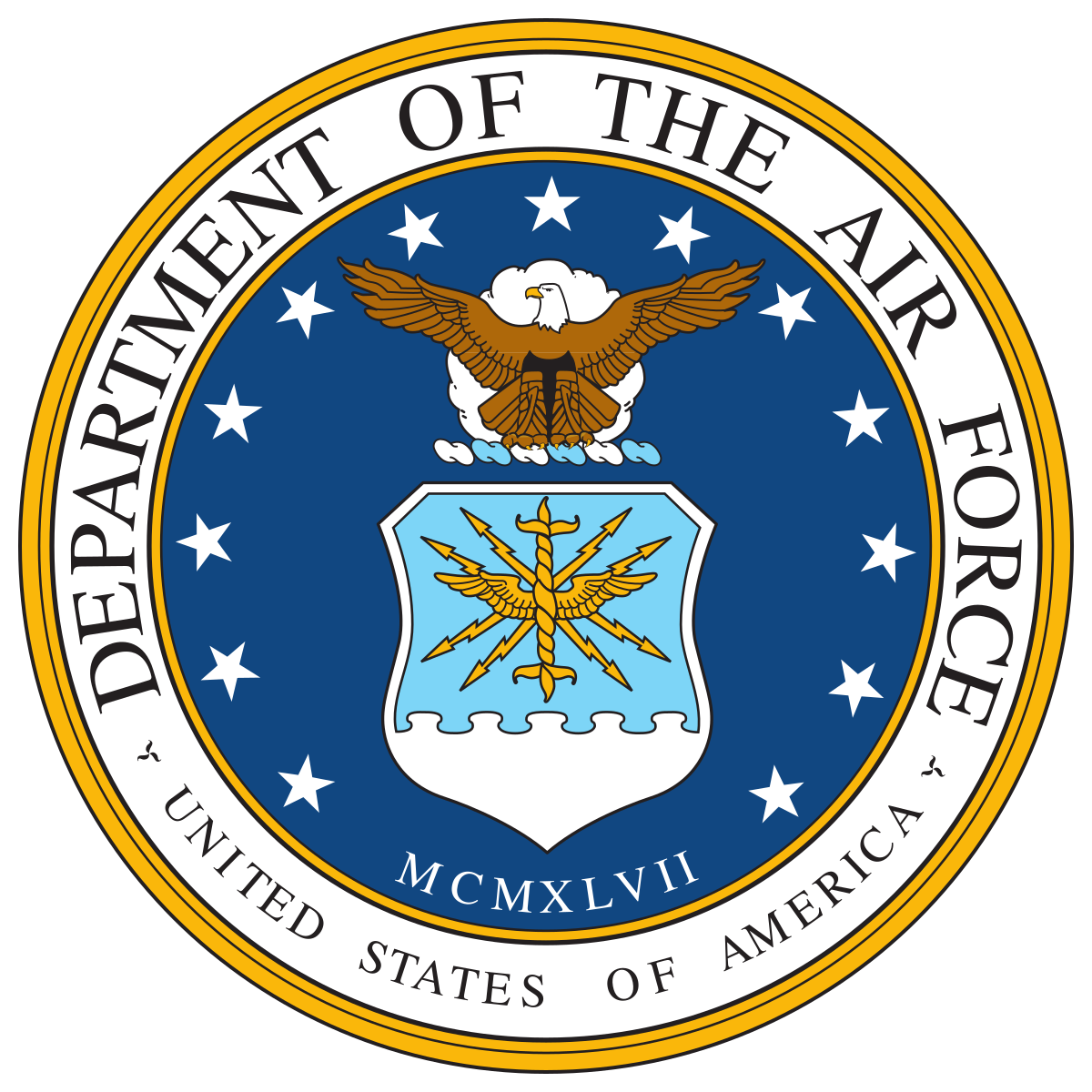 Seal of the United States Department of the Air Force