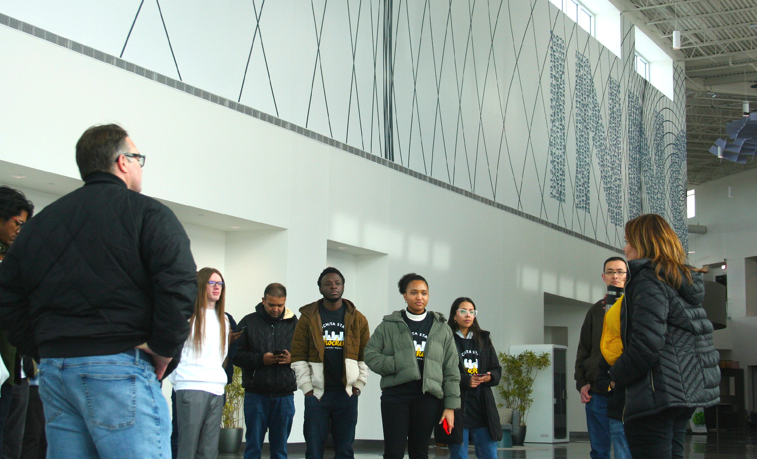 TIE Team Taking a tour of the Innovation Campus.