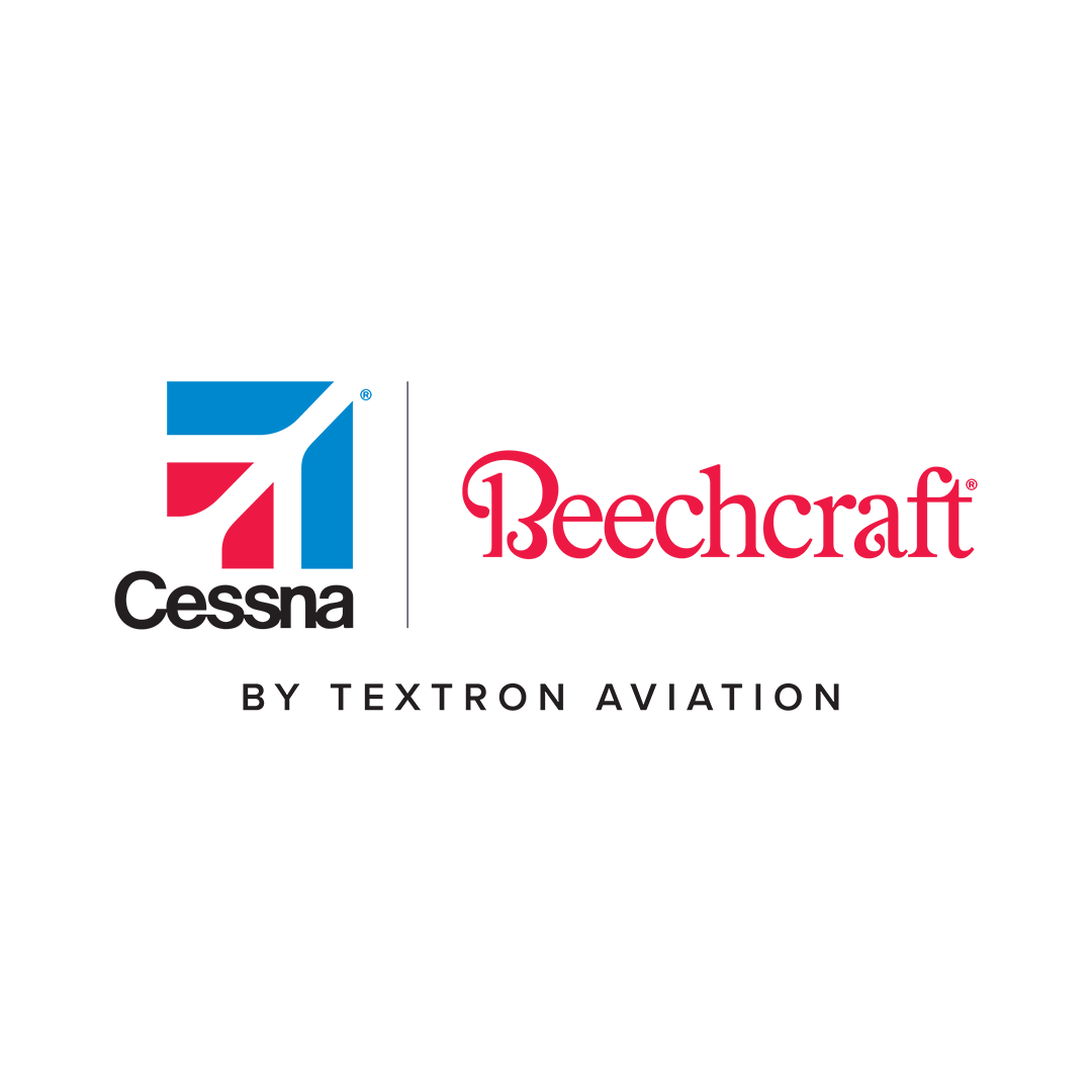 Textron Aviation Logo featuring the Cessna and Beechcraft brands