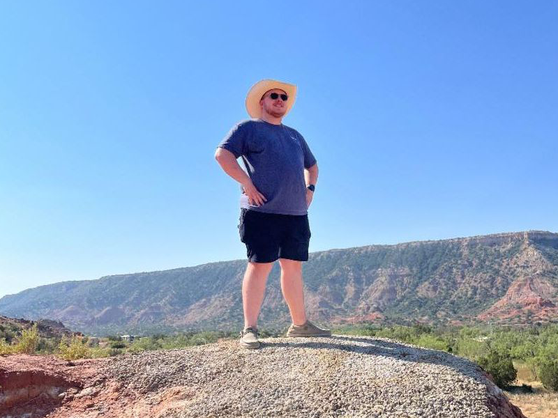 Photo of Nicholas Ridpath hiking