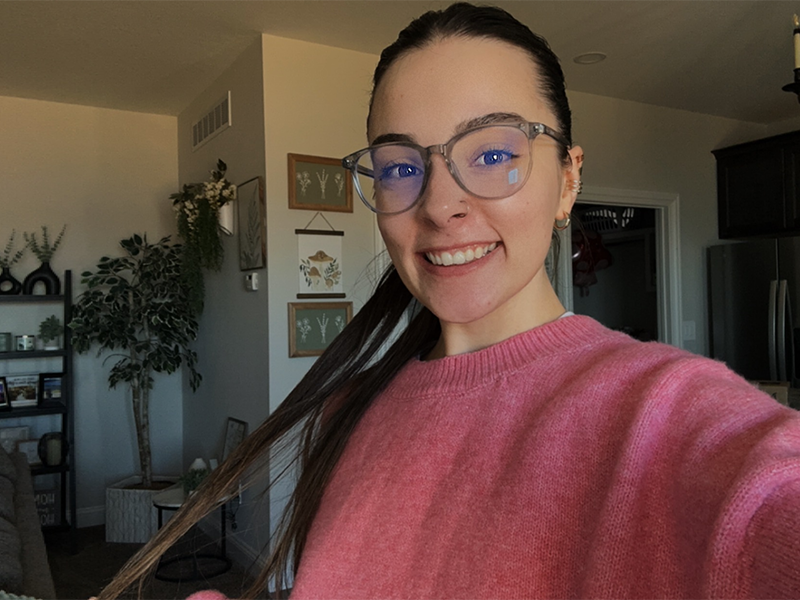 Photo of Hanah Zarick in their home