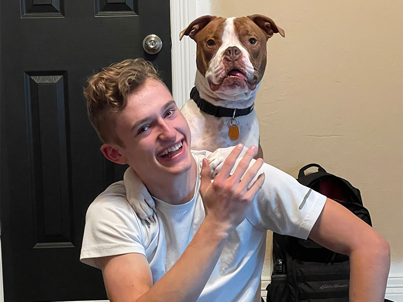 Photo of Brent Baxter and their dog